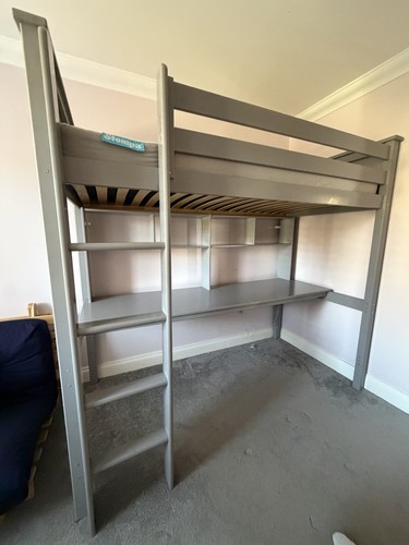 Habitat grey single - grey, loft