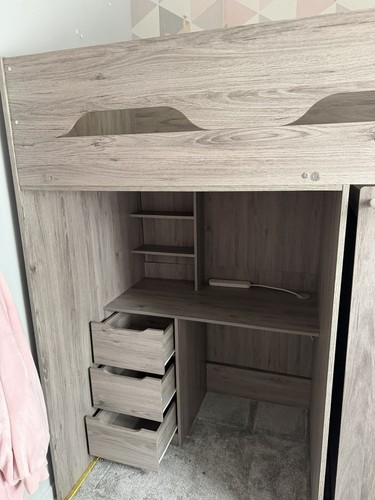 Pegasus high sleepercabin - pegasus, bed