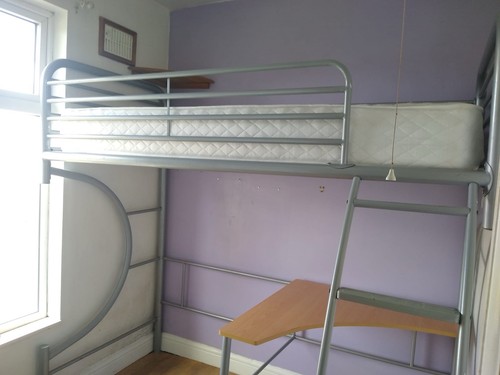 Benson for beds metal loft - loft, bed