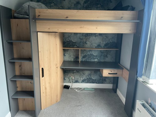 High sleeper cabin bed - high,