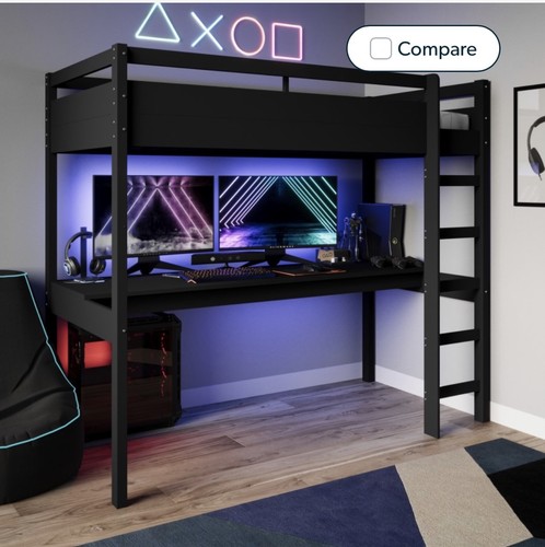 High sleeper loft - loft, gaming