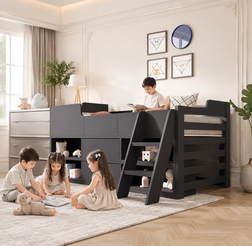 High sleeper bed kids loft - high,