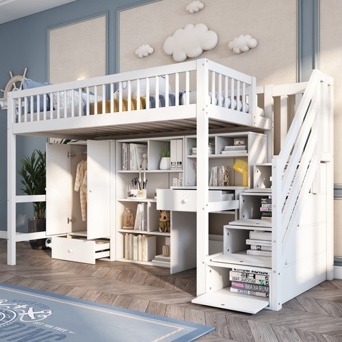 Wooden high sleeper storage - high,