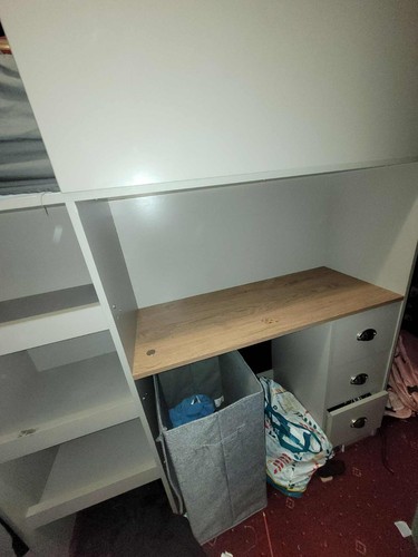 White mid sleeper cabin - mid-sleeper,