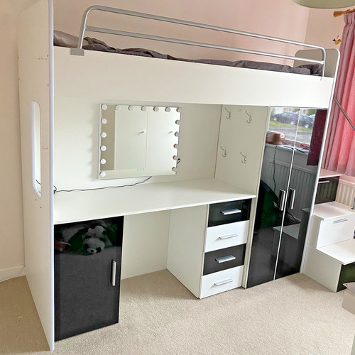 High sleeper cabin bed - sleeper, with