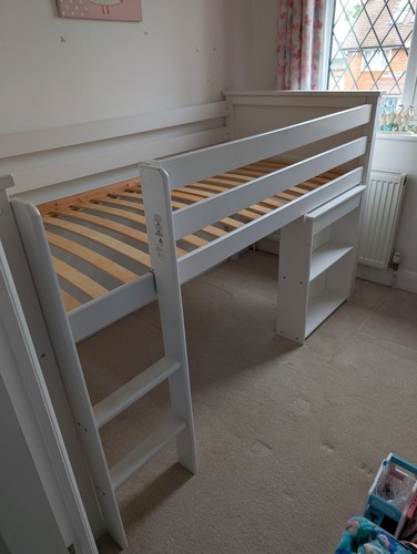 White wooden children - white, mid