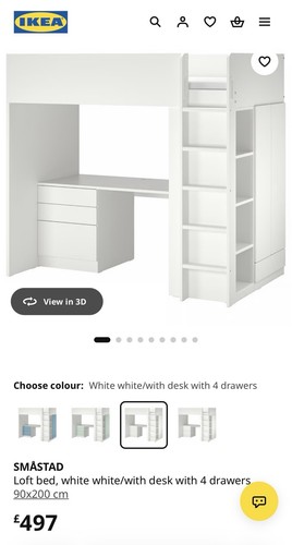 Ikea smastad white - smastad,