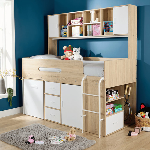 Cabin loft single - single, overhead