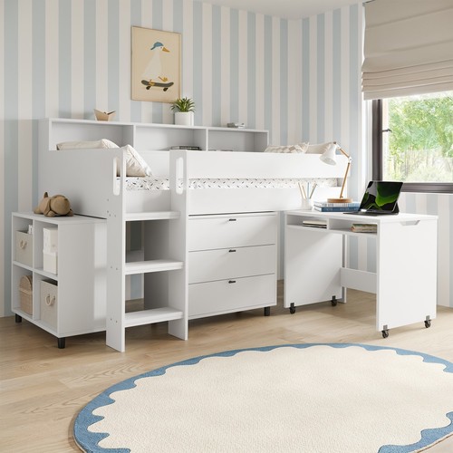 White mid sleeper cabin - mid,